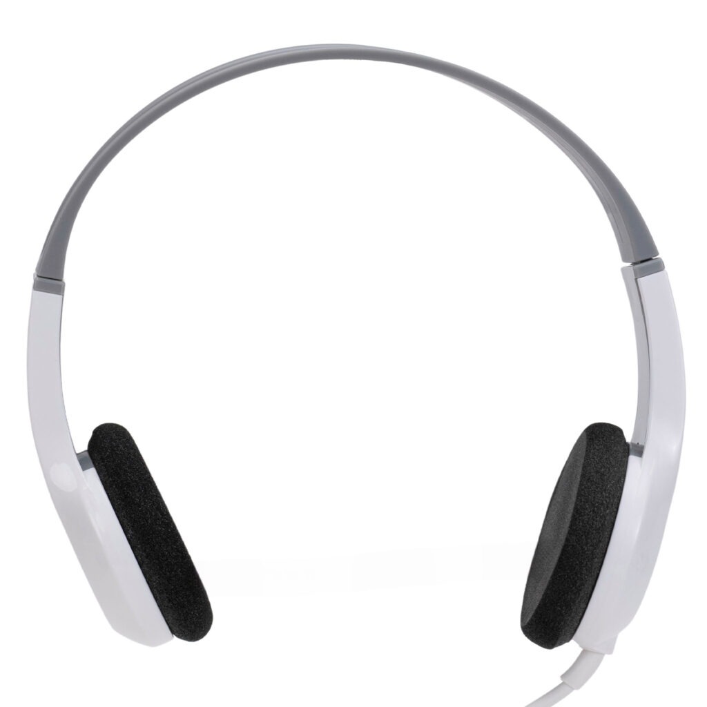 SchoolPHONES® BK Series headphones built for older students, offering a more spacious fit, enhanced durability, and clear sound for education.
