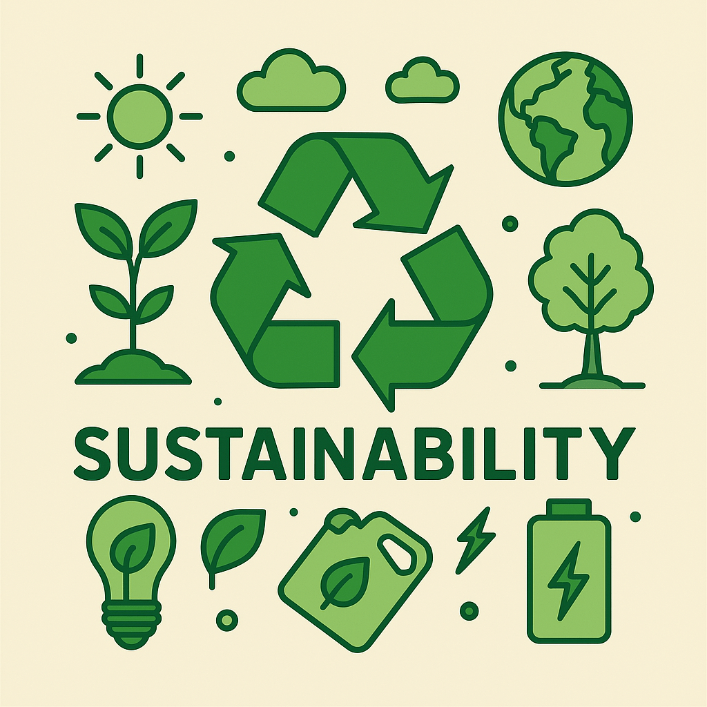 An image representing sustainability in school headphones with the SchoolPHONES® brand of education focused products